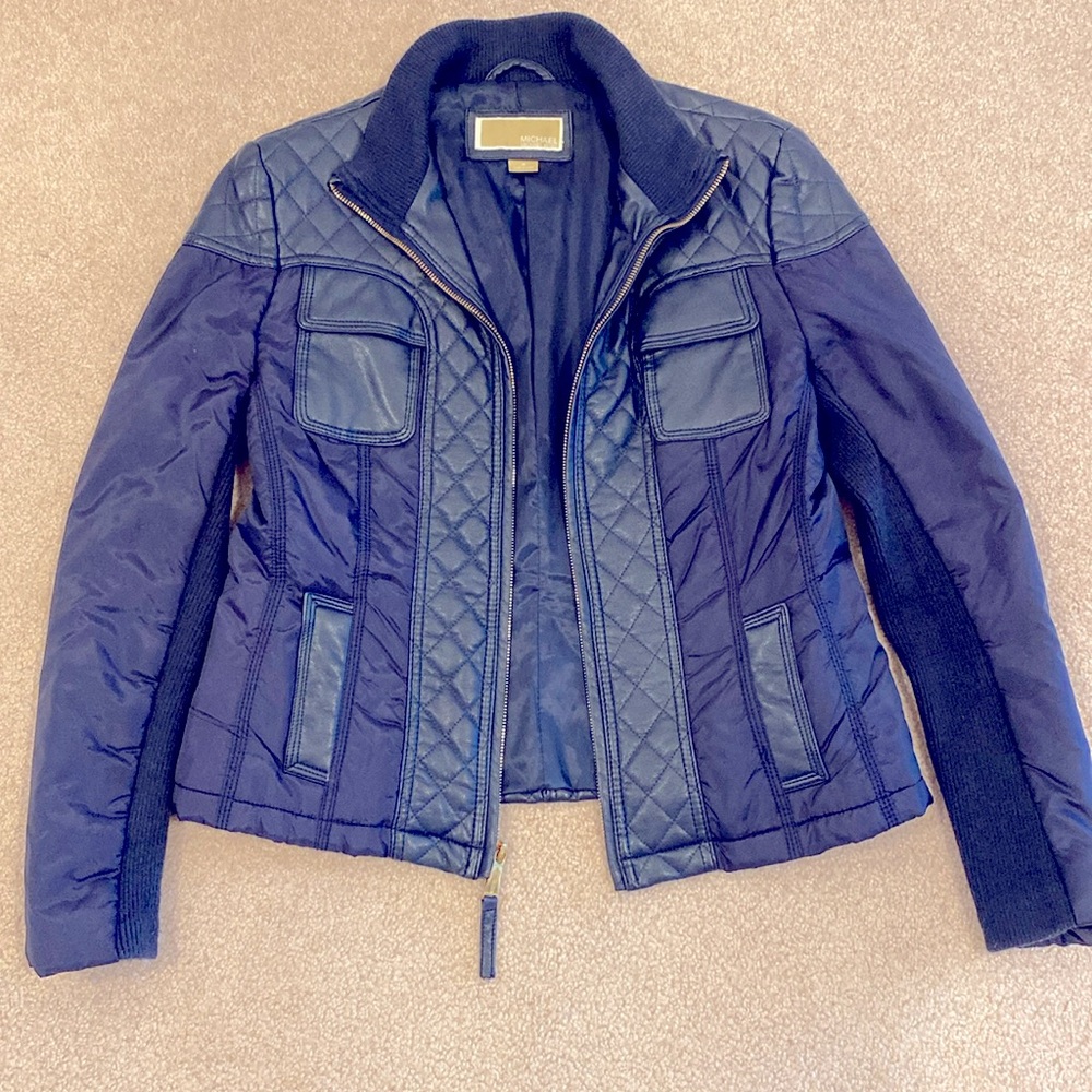 Michael Kors Mixed Media Jacket